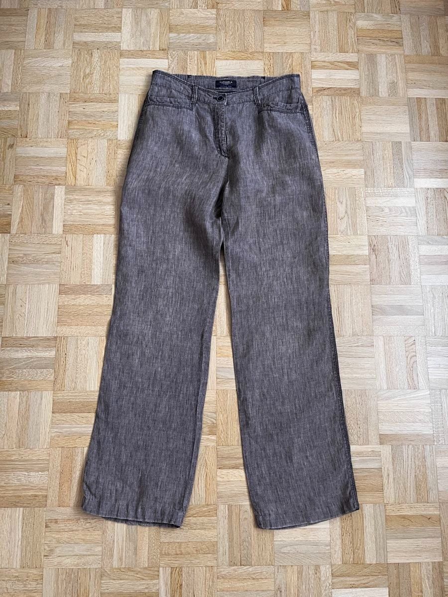 Brax Pantaloni: Brax Hose Raphaela Pro Form Slim Leinen braun Grösse 36 – Usato da Steinen venduto da DorisR0102 3