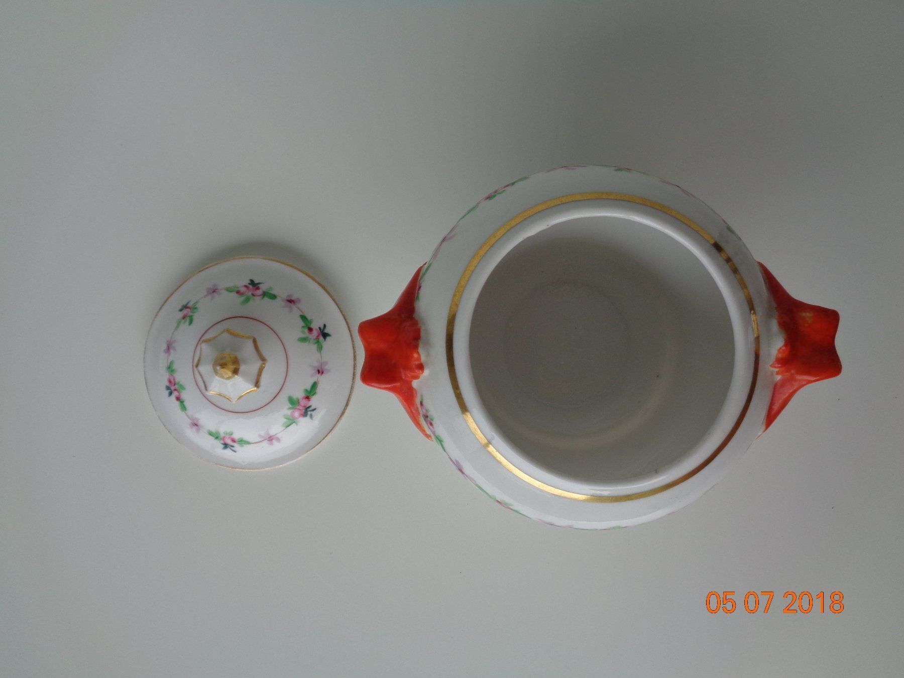 Sucriers: Wunderschöne Zuckerdose mit Blumenmuster – D'occasion à Dietikon par Tucumano1981 4