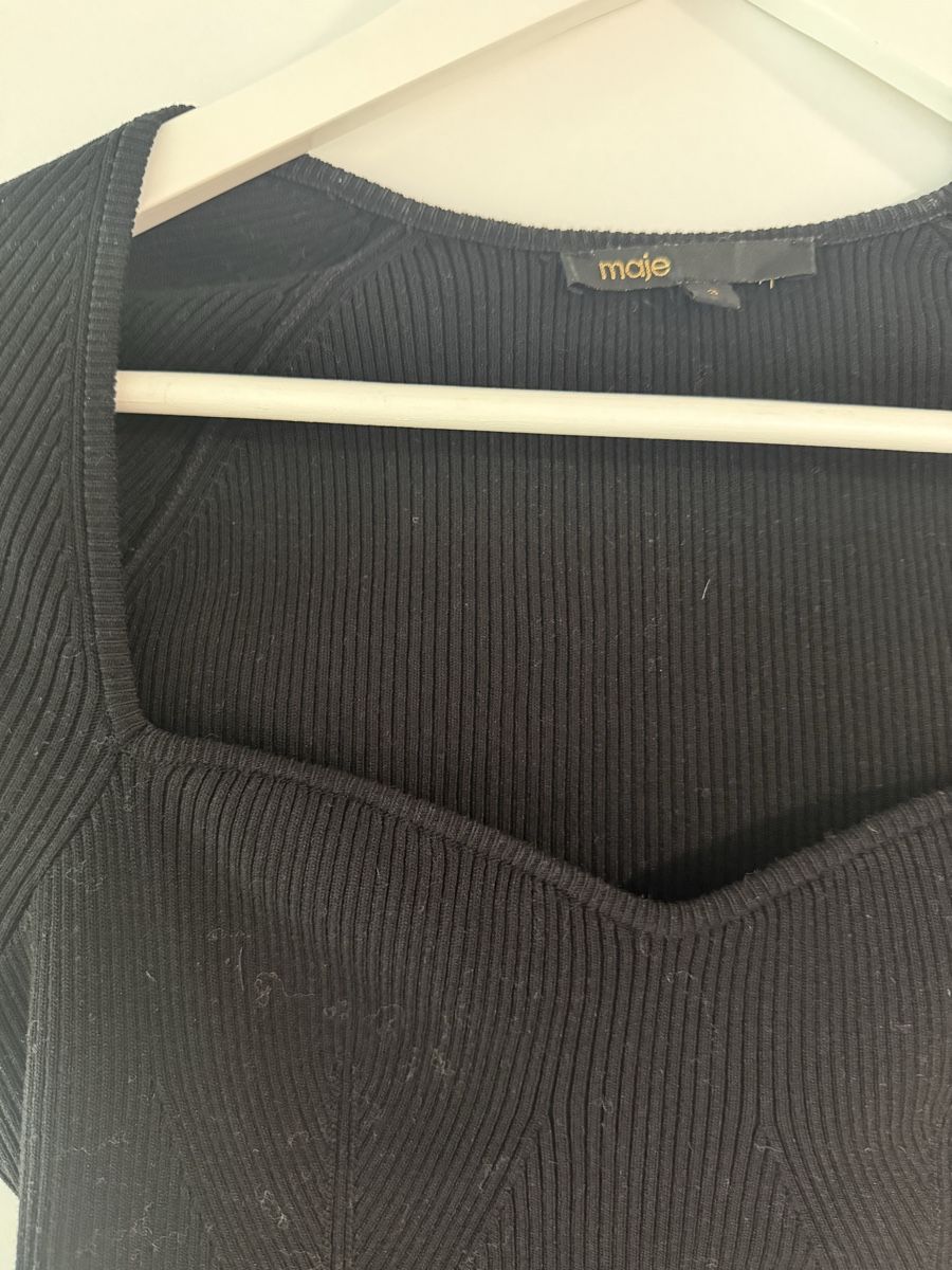 Maje Tops: Maje black ripped Shirt – Gebraucht aus Bottmingen von Itsclaire 6