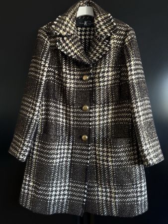 Manteau Luisa Cerano, taille 38, brun - or