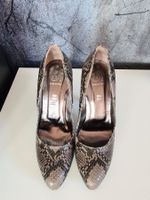 Pumps Plateau High Heels Schlangenoptik Gr.40 neuwertig