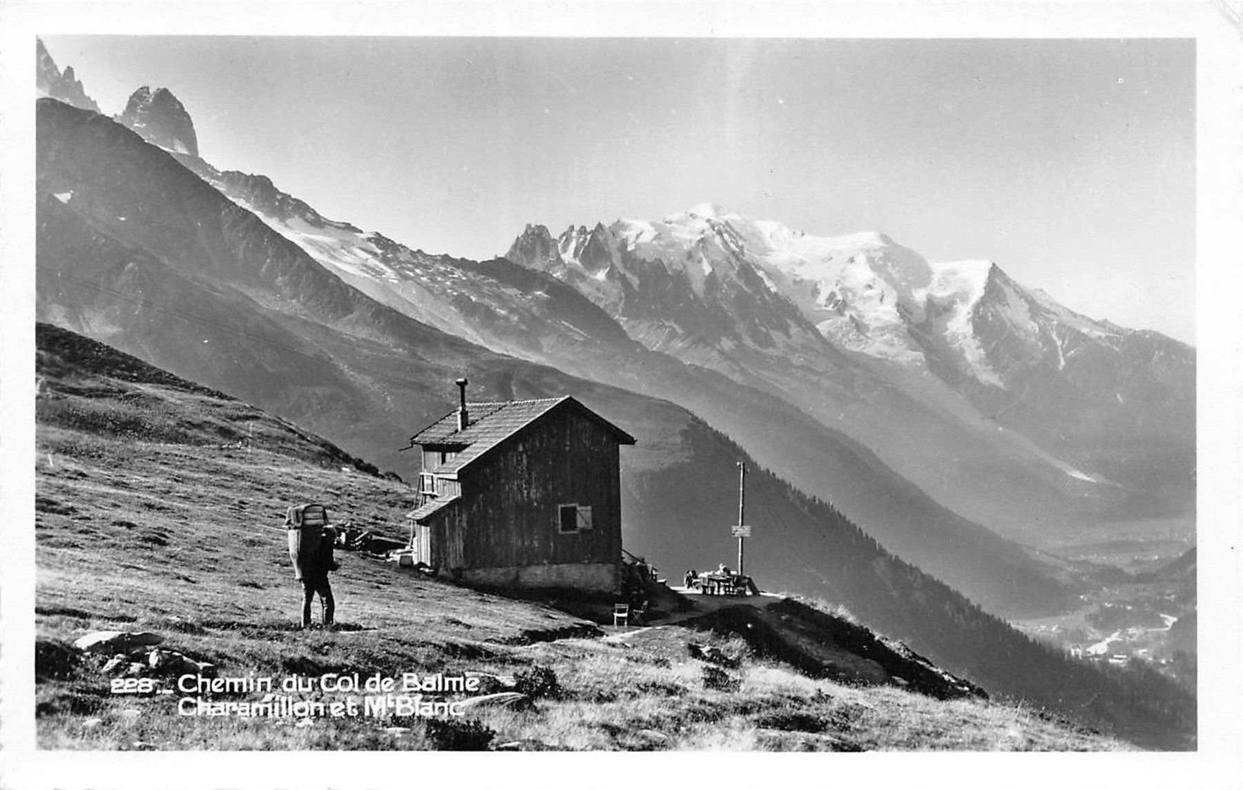 Ansichtskarten: Chemin du Col de Balme, Charamillon – Gebraucht aus Ottikon b.Kemptth. von Neptun1974