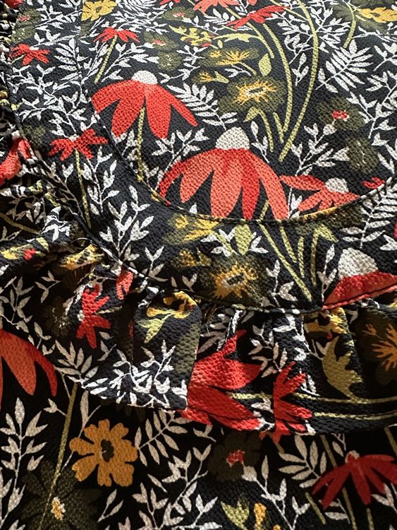 TOPSHOP georgette floral dress 4