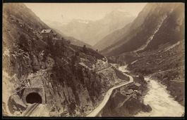 Fotografie Wassen, Gotthardbahntunnel im