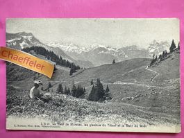1916 LB 13 La Dent de Morcles, les glaciers du Trient et la