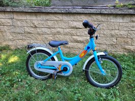 Velo enfant Puky bleu 16 pouces parfait état