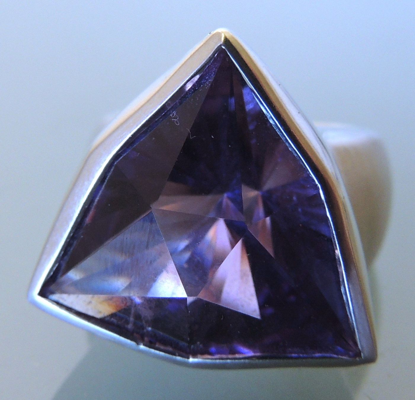 Ringe: Amethyst Silber 925 Statement Fingerring Gr. 56 – Gebraucht aus Waldenburg von schaller707 2