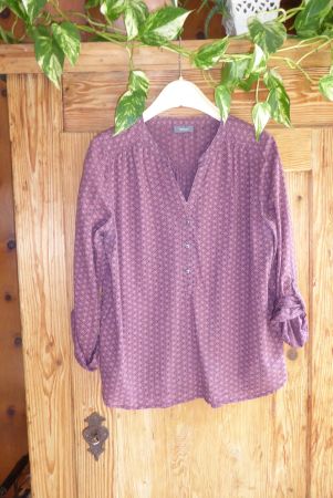 Vintage Bluse luftig leicht  Yessica Gr 40 C&A