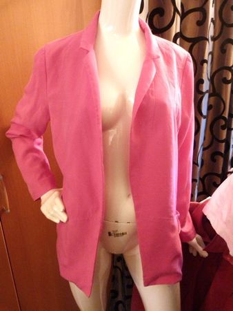 Blazer Zara Basic, Gr. L, Pink %