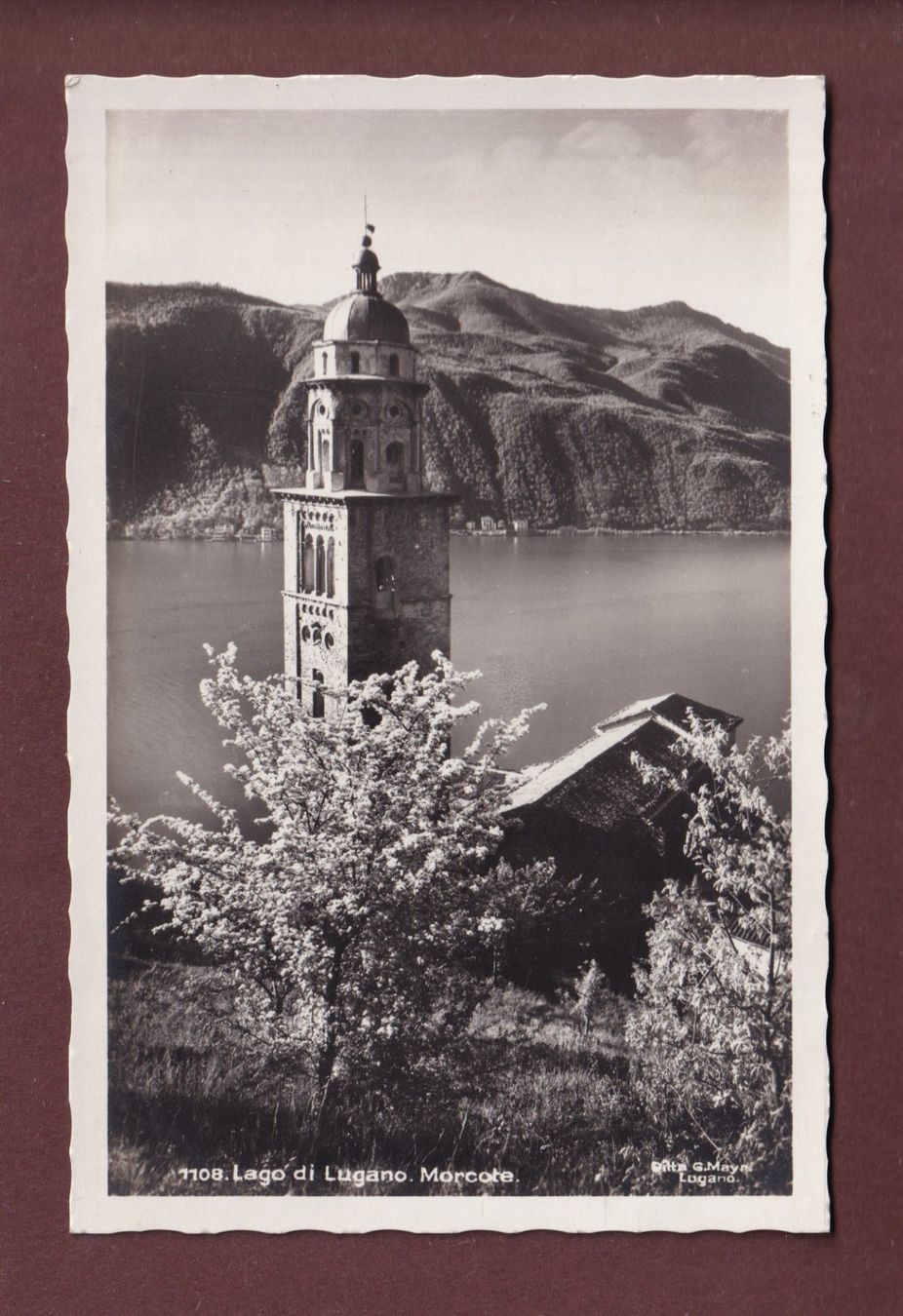 Ansichtskarten: MORCOTE - Chiesa – Gebraucht aus Pully von nicecards-shop