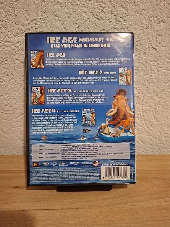 Tutti i DVDs: ICE AGE 1-4 – Usato da Gerlafingen venduto da MMoeller 1