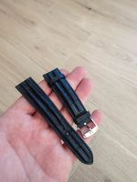 Omega Speedmaster black leather strap 20/16mm