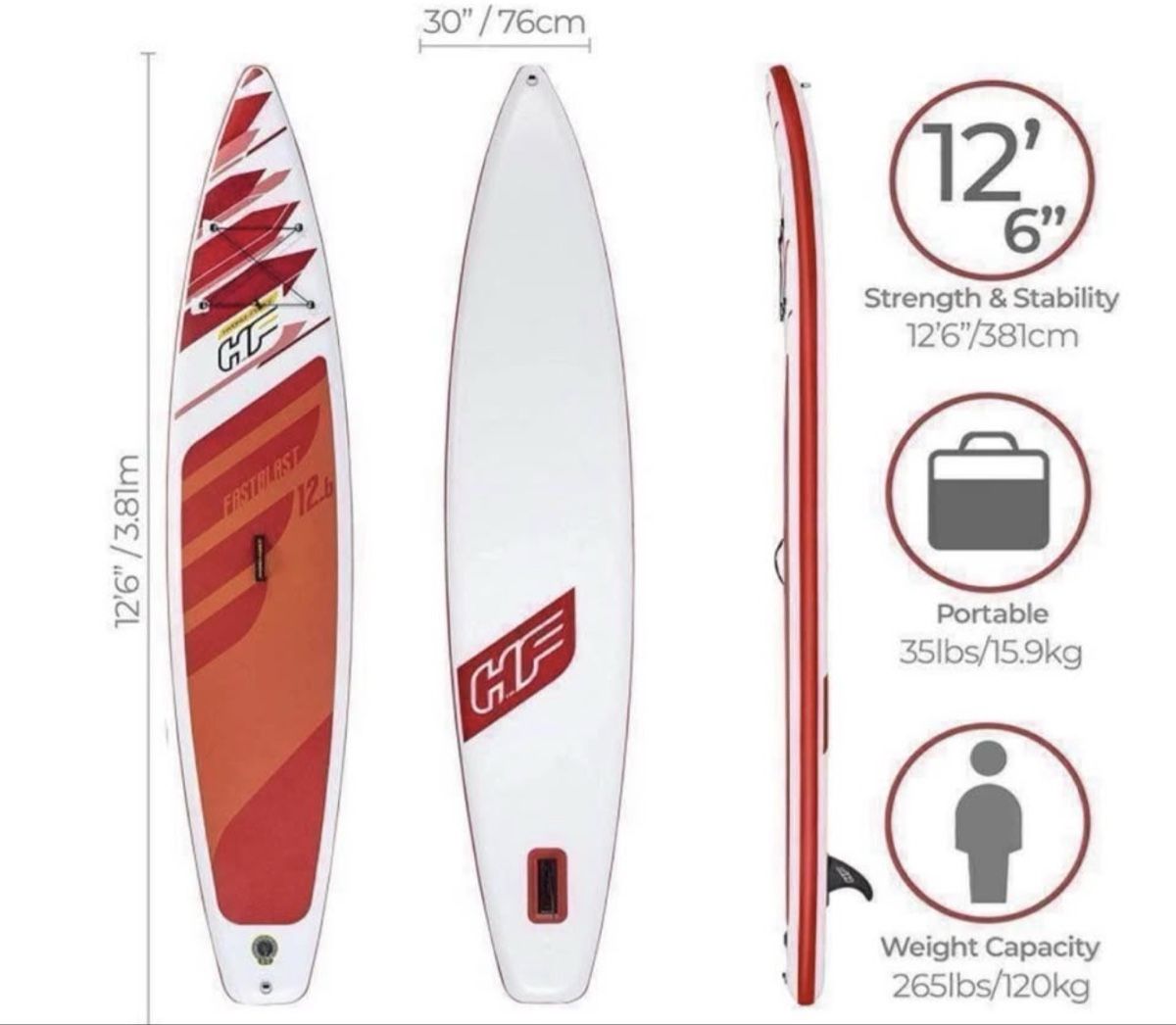 Tavole da surf e di nuoto: SUP Bestway Hydro Force bis 120 Kilo  NEU – Nuovo e nell'imballaggio originale da Kriens venduto da saleworld