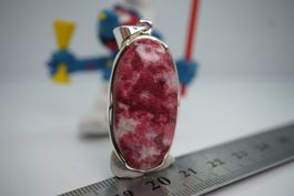 Thulit    Norwegen     925 Silber Anänger   TOPSTONE