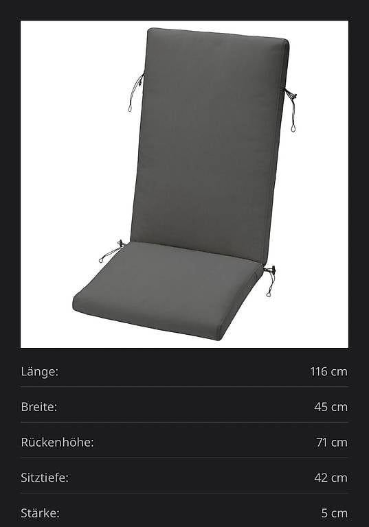 Coussins: 4 Ikea Polster gratis abzugeben – D'occasion à Oberurnen par nic_6hg8