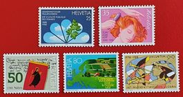 WERBEMARKEN SATZ 758 - 762 1988** POSTFRISCH