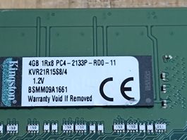 4Gb Ram DDR4 server mémoire 