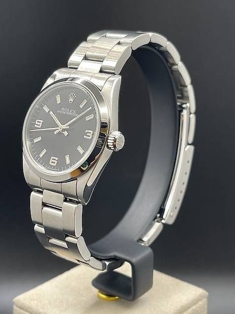 Rolex Orologi: Rolex Oyster Perpetual 31 77080 Black Schwarz 3-6-9 Full – Usato da Lugano venduto da luganotopwatches 8