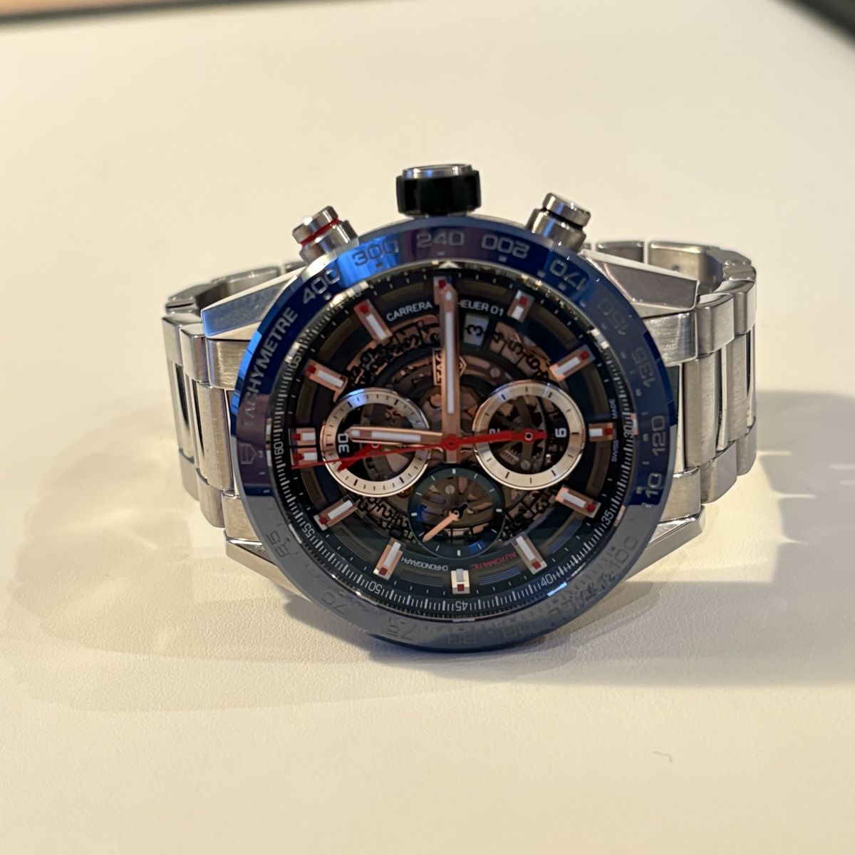 Tag Heuer Orologi: Tag Heuer Carrera 01 Chronograph – Usato da Winterthur venduto da LaBodega 5