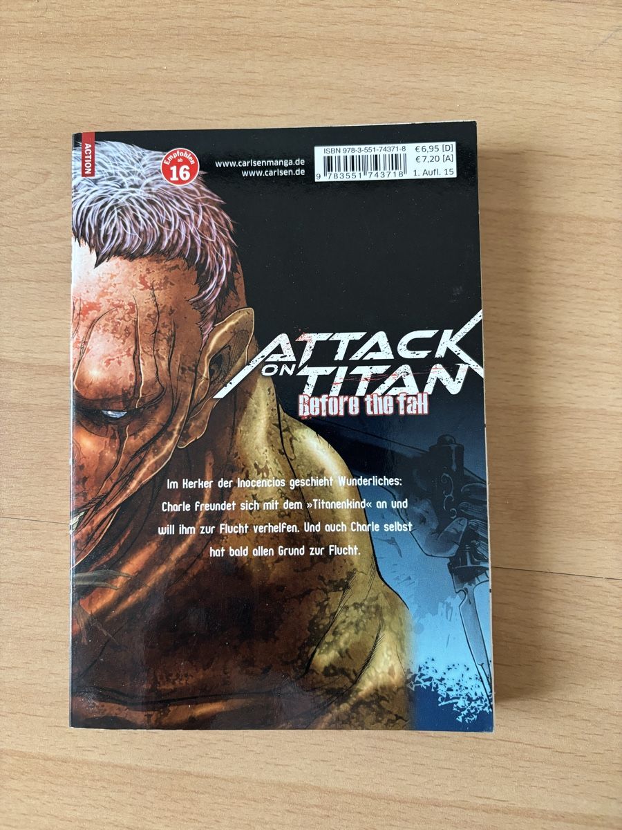 Fumetti: Mangas Attack on Titan Before the fall Vol 2+3 Deutsch – Usato da St. Antoni venduto da dazzxed 2