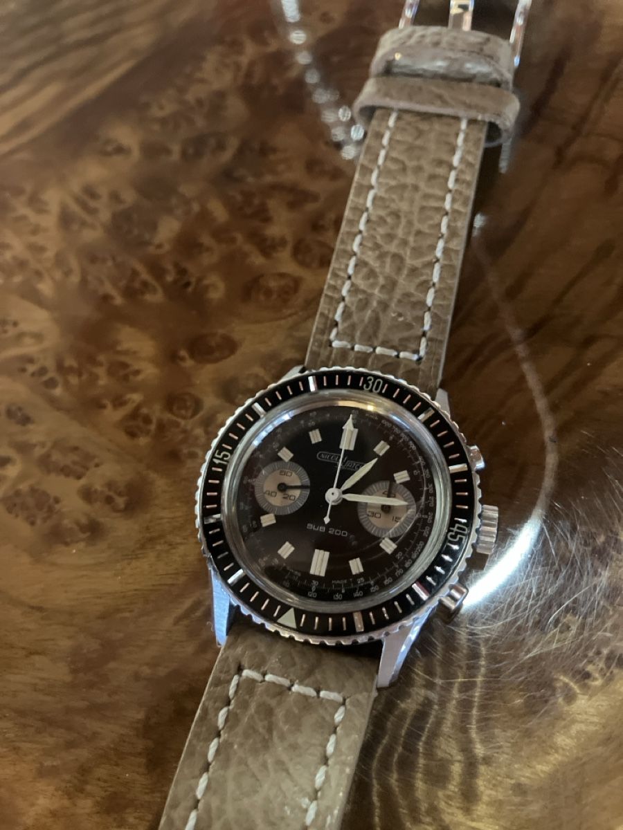 Uhren: Nicolet chronograph nos – Gebraucht aus Fulenbach von Goldeffect