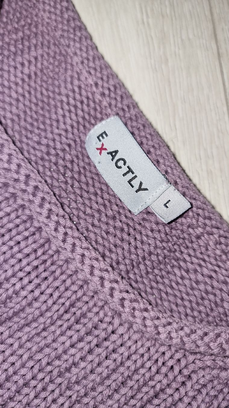 Maglioni & Felpe: Wunderschöner Strickpullover Lila mit Muster, Grösse L – Usato da Wigoltingen venduto da Zuckerfee84 2