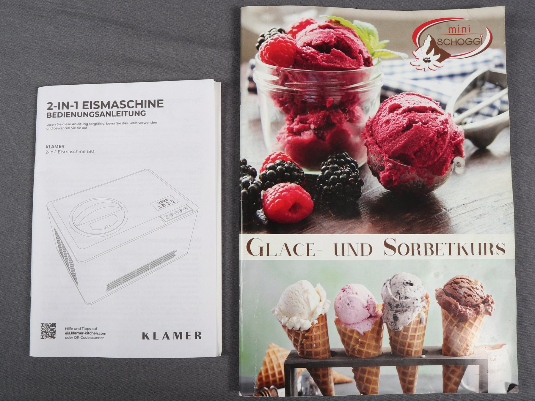 Appareils de cuisine: KLAMER 2 IN 1 Eismaschine – D'occasion à Steinen par Restwert_Steinen 1