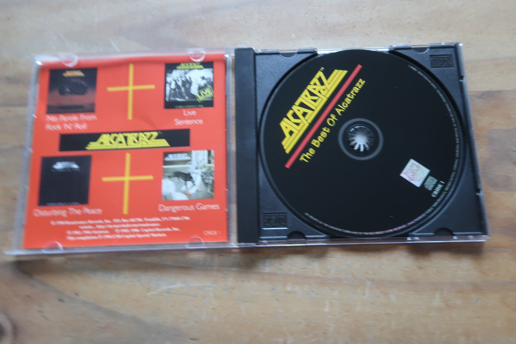 CD: ALCATRAZZ - THE BEST OF - EX- RAINBOW MSG - CD – Usato da Basel venduto da Patiscat 3