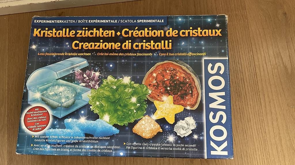 Kit di costruzioni: Kit d'expériences création de cristaux – Nuovo e nell'imballaggio originale da La Sarraz venduto da lenamoser