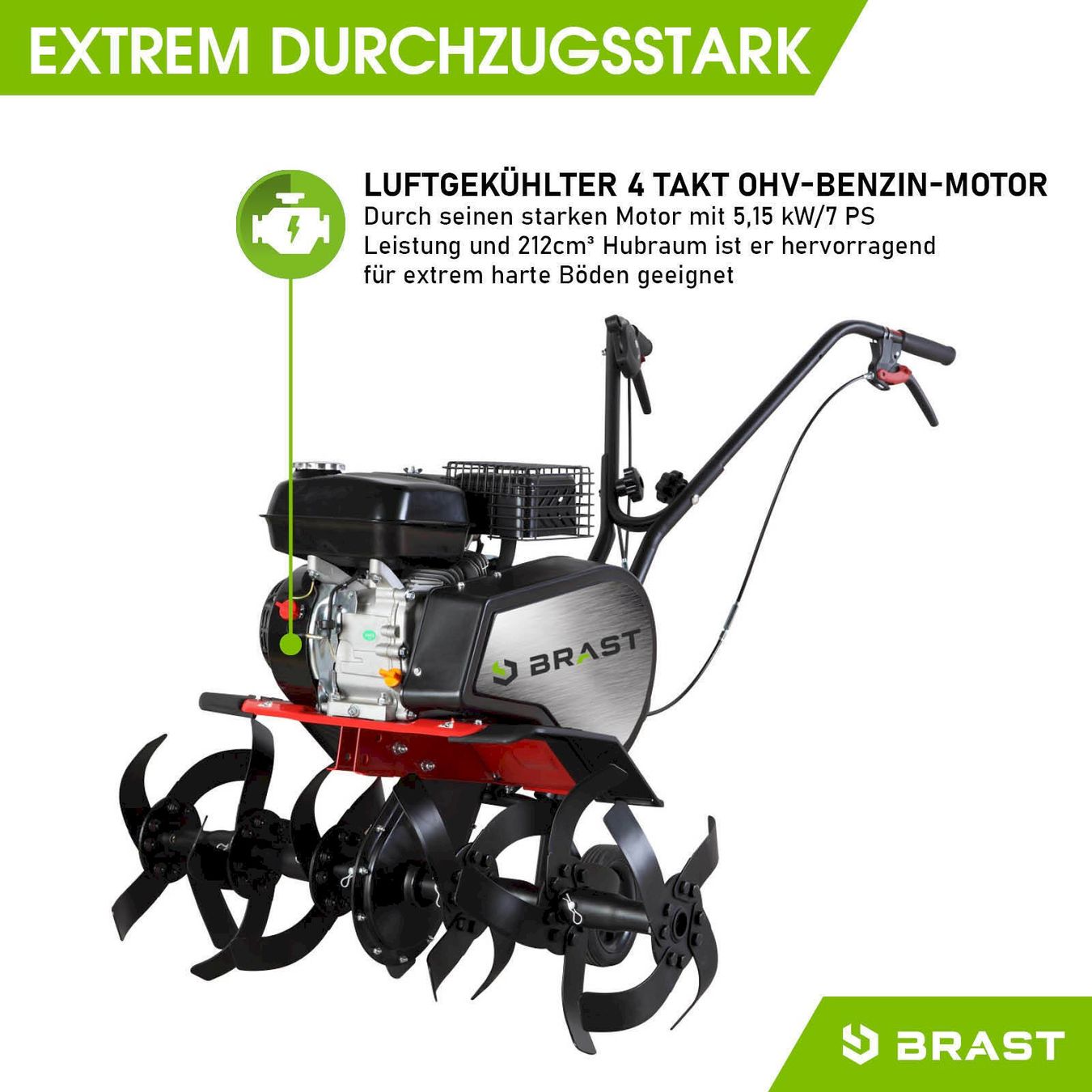 Alle Maschinen: BRAST Benzin Motorhacke AF6000 – Neu und originalverpackt aus Bottighofen von zaap 2