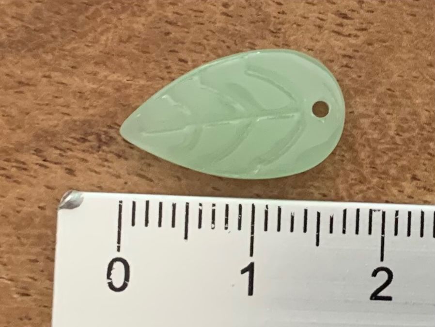 Perle (finte): Glasperlen mint Blätterform, 25 Stück – Nuovo e nell'imballaggio originale da Geneve venduto da vane267 2