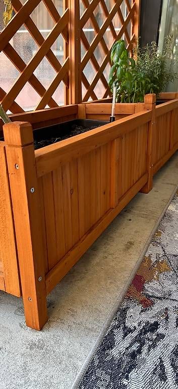 Altre Decorazioni per giardino: 3 Blumenkasten mit Rankgitter  – Usato da Winterthur venduto da Calgory 4