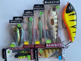Westin Swim Jerkbait und Wobbler 7 Stück im Set - NEU / OVP