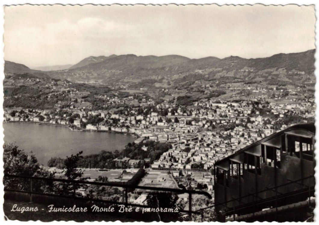 Cartoline postali: Lugano - Standseilbahn Monte Brè – Usato da Binningen venduto da Mountainrider