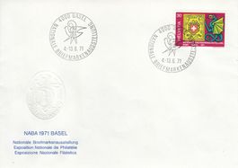 1971 NABA Nationale Briefmarkenausstellung 4000 Basel