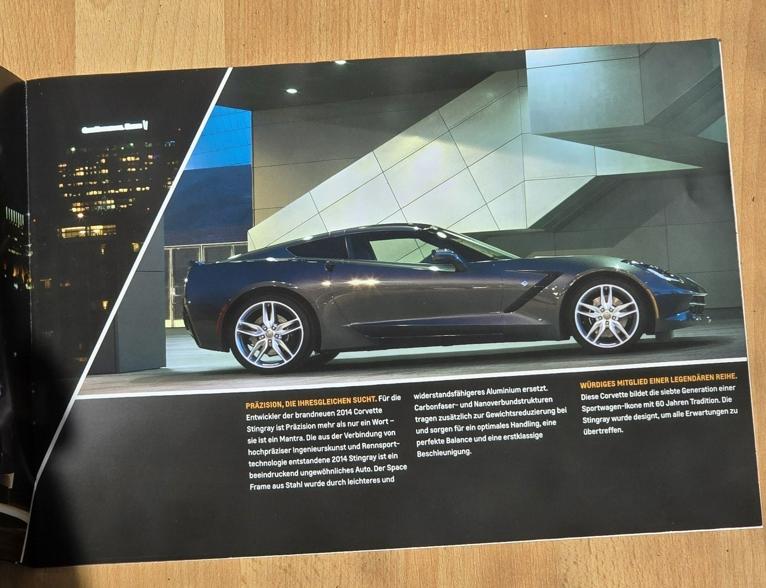 Chevrolet Documenti: Chevrolet Corvette C7 Stingray Prospekt / Katalog – Usato da Hornussen venduto da Corvette- 2
