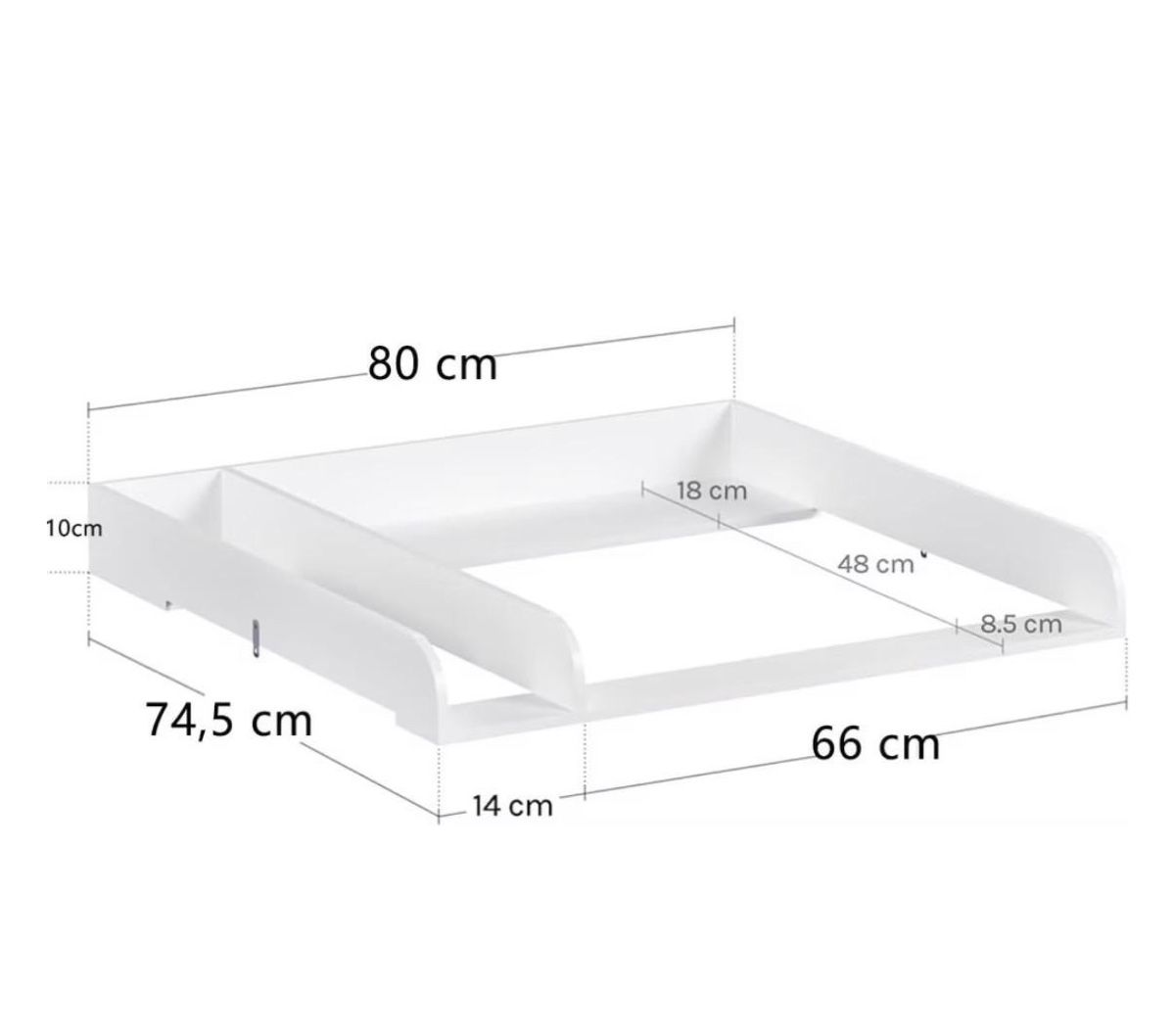 Fasciatoi & Accessori: Malm Wickelaufsatz weiss – Nuovo (secondo la descrizione) da Winterthur venduto da Ruby1291