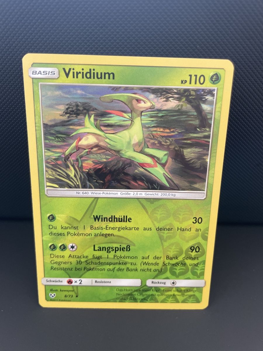 Pokémon Sammelbilder & Trading cards: Viridium 8/73 reverse holo rar schimmernde legenden – Gebraucht aus Hugelshofen von Suimosa