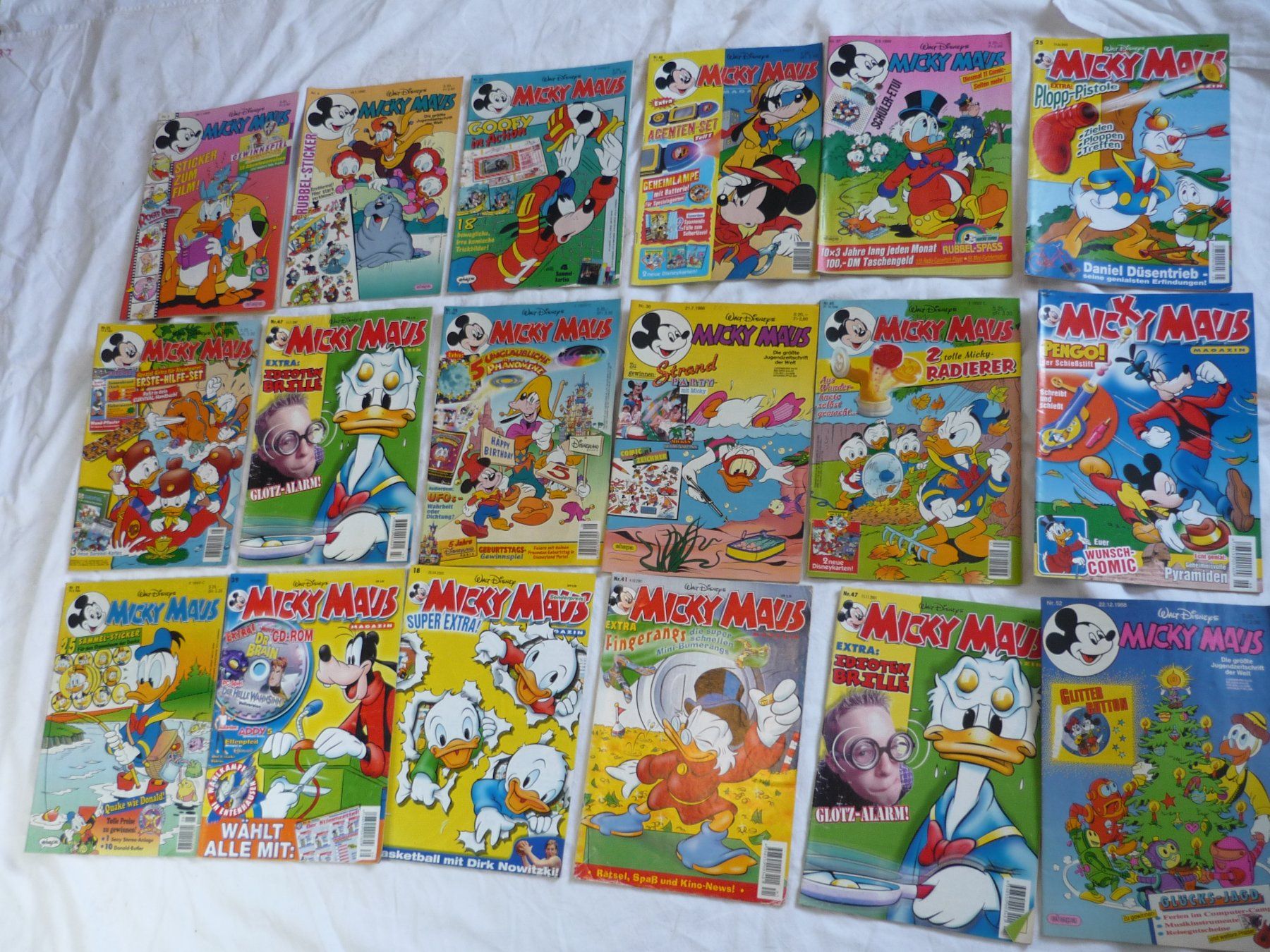 Fumetti: 18x Comics 80er 90er 2000er Jahre - Micky Maus - Heftli – Usato da Beringen venduto da Flatretriever