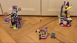 Lego Friends Vergnügungspark Jahrmarkt Karussell Rutsche