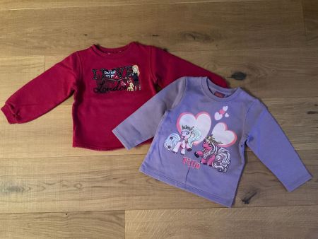 2x Sweatshirts Gr. 98 (Filly poney & Salt&Pepper)