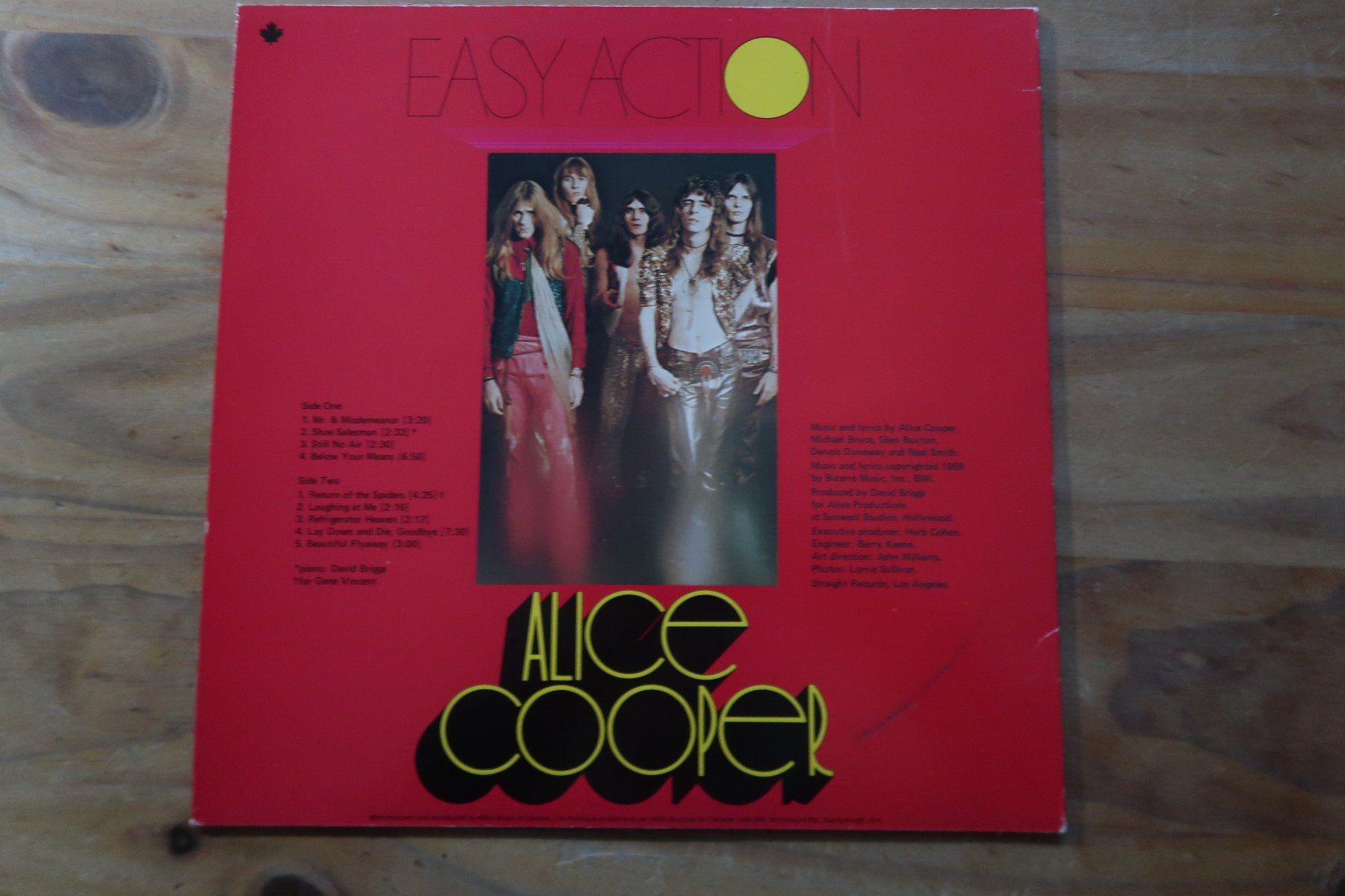 Dischi in vinile: ALICE COOPER - EASY ACTION - VINYL LP – Usato da Basel venduto da Patiscat 1