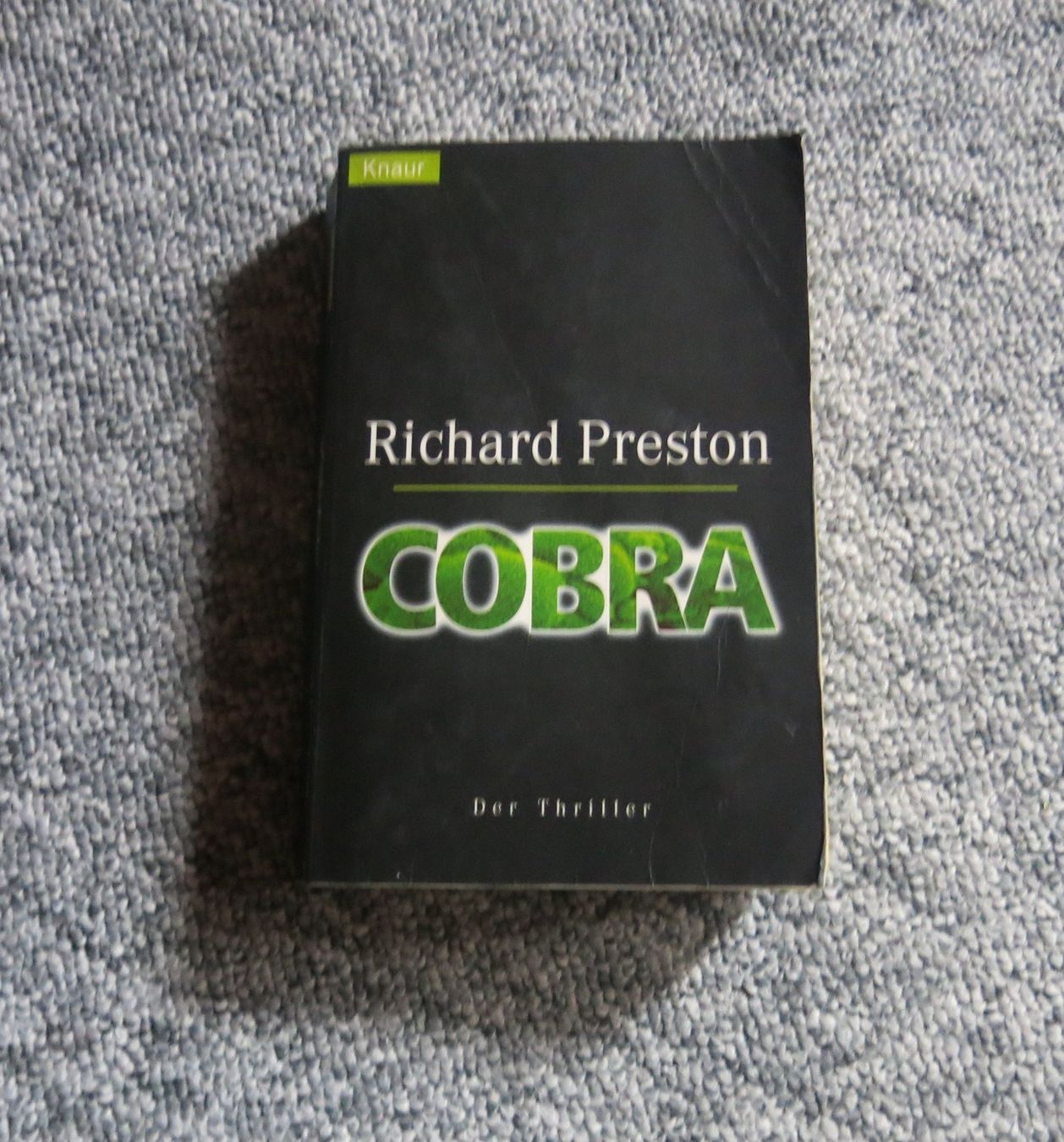 Libri: Preston Richard - COBRA / Thriller – Usato da Schaffhausen venduto da buecherlaus-thriller