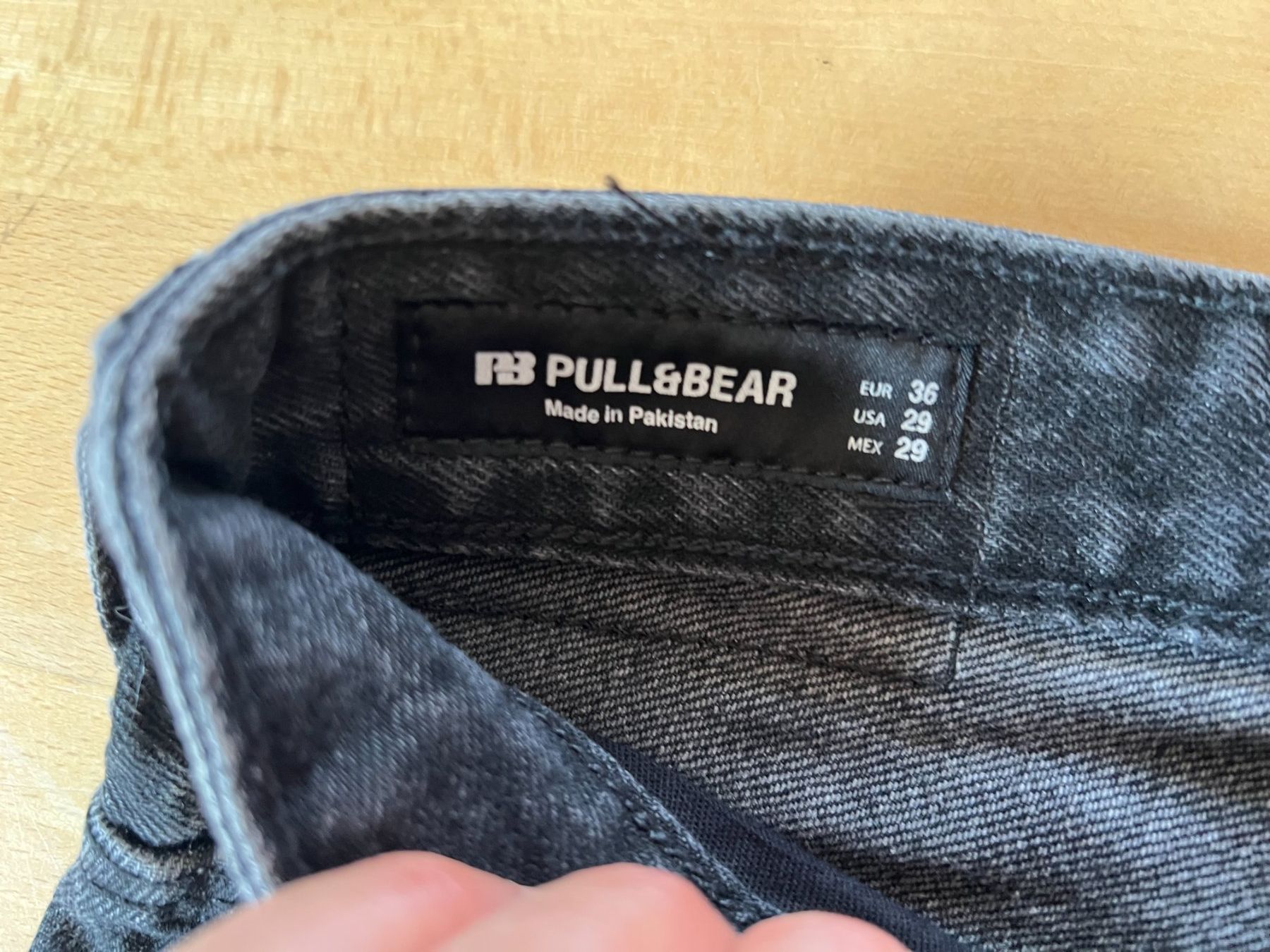 Pull&Bear Jeans: PULL&BEAR Damen Jeans, Gr. 36, Dunkelgrau, NEU – Neu und originalverpackt aus Worb von farben20zauber 5