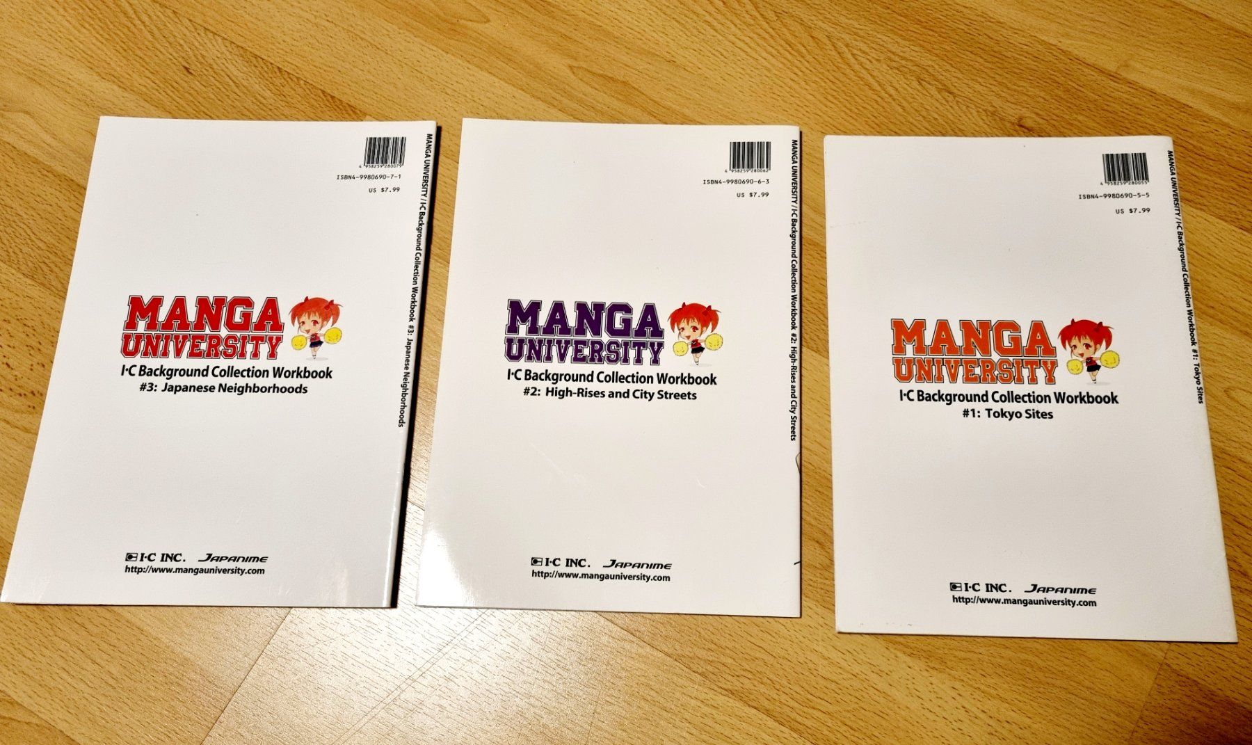 Comics: Manga University: I-C Background Collection Workbook Bd 1-3 – Neu (gemäss Beschreibung) aus Effretikon von lenalisa63 1