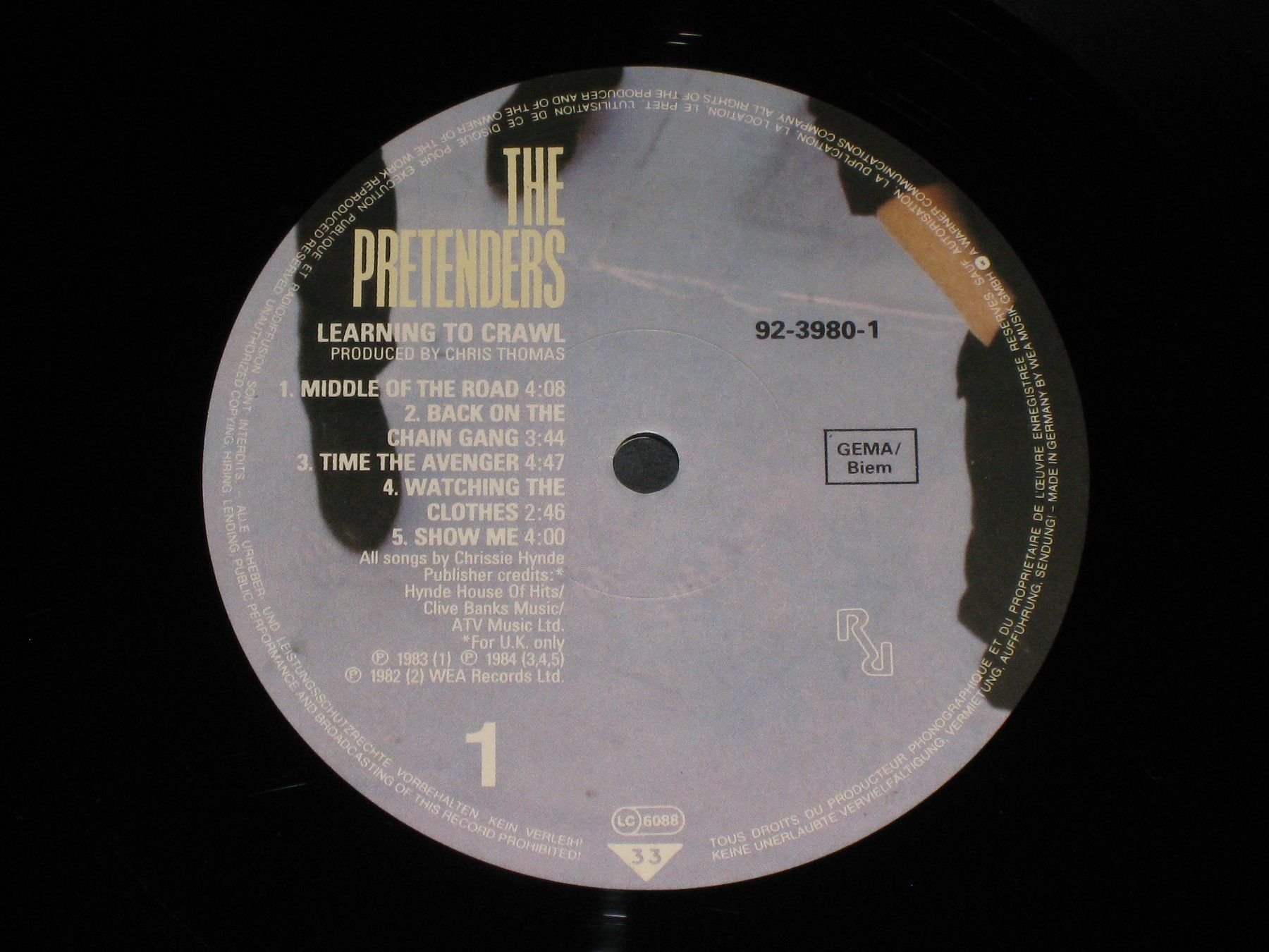 Dischi in vinile: LP - THE PRETENDERS - LEARNING TO CRAWL – Usato da Steckborn venduto da Quo7 1