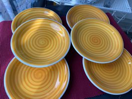 6er Teller "La Primula " Made in Italy, Sommer-Design ☀️...