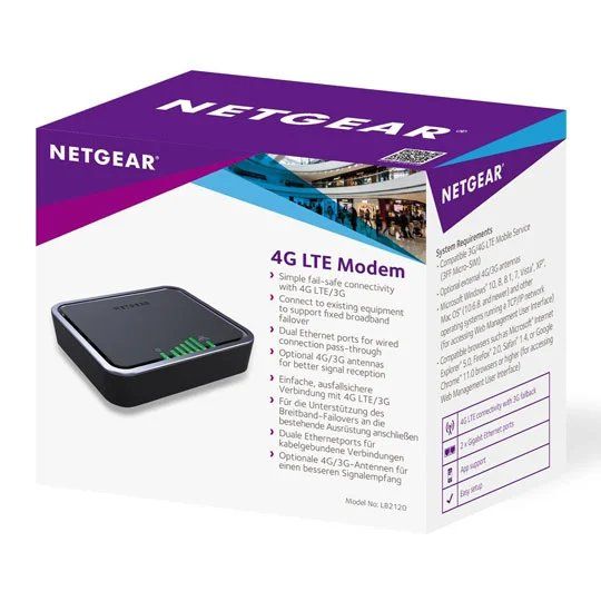 Netgear Modem & Router: Modem 4G LTE Netgear LB2120 – Nuovo e nell'imballaggio originale da Yverdon-les-Bains venduto da simon.kissling 2