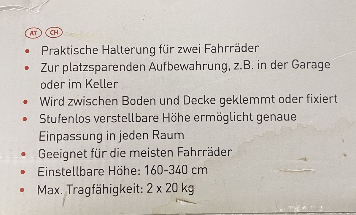 Supporti per biciclette: Fahrradständerstange – Nuovo e nell'imballaggio originale da Tübach venduto da adr_f22c 1