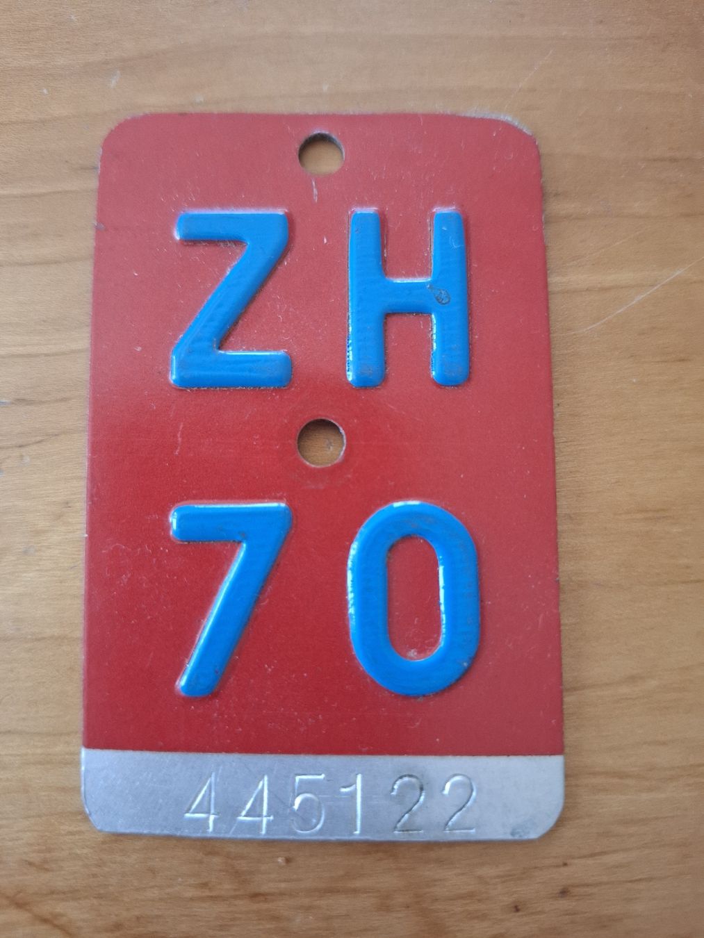 Insegne: Alte Velonummern 1970, 72, 75, 77, 78 – Usato da Winterthur venduto da plattenblitz 1